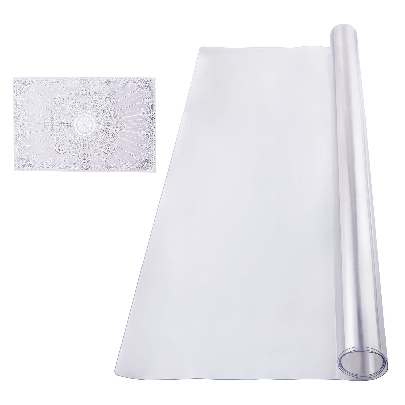 Clear Pvc Table Protector Mat For Dining And Office Desk Surface_voghion.com